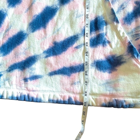🔥PINK by Victoria’s Secret | 1/4 Zip Tie Dye Pullover | Pink and Purple | Large - Picture 6 of 9